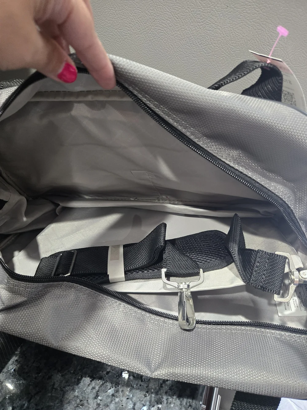 Samsonite Gray Travel Briefcase Tote -